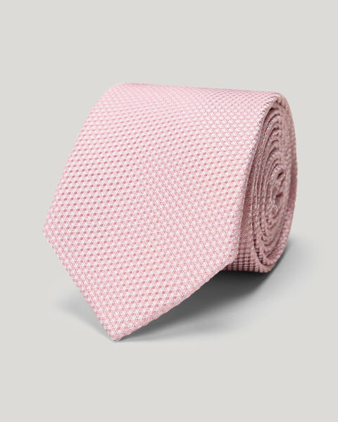 Silk Textured Two-tone Tie, Pink, hi-res